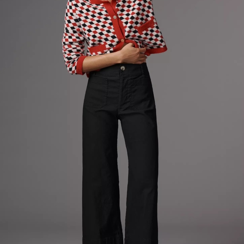 The Colette Magic Fabric Crop Wide-Leg Pants by Maeve